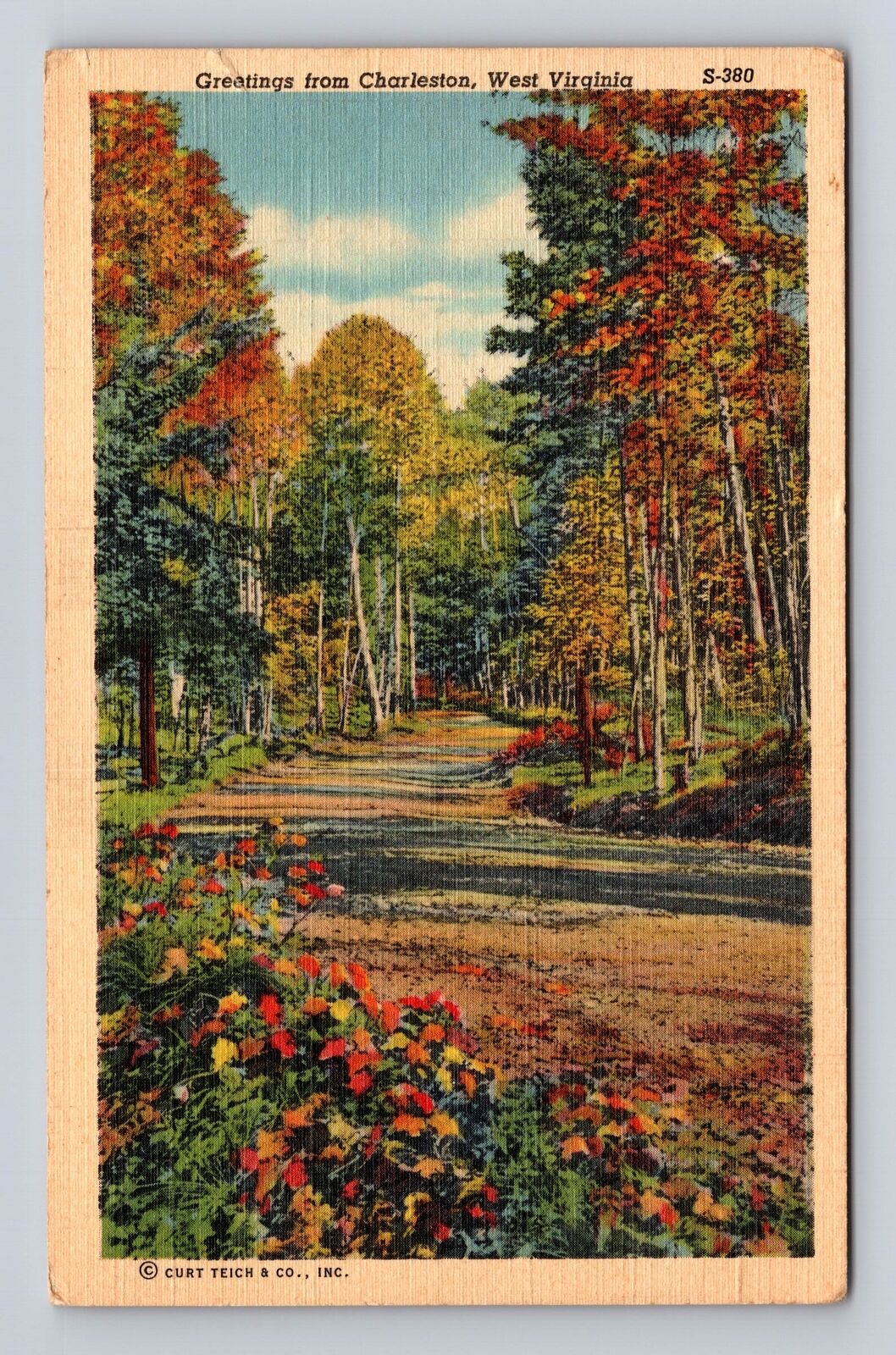 Charleston WV-West Virginia, General Greetings, Antique Vintage Postcard