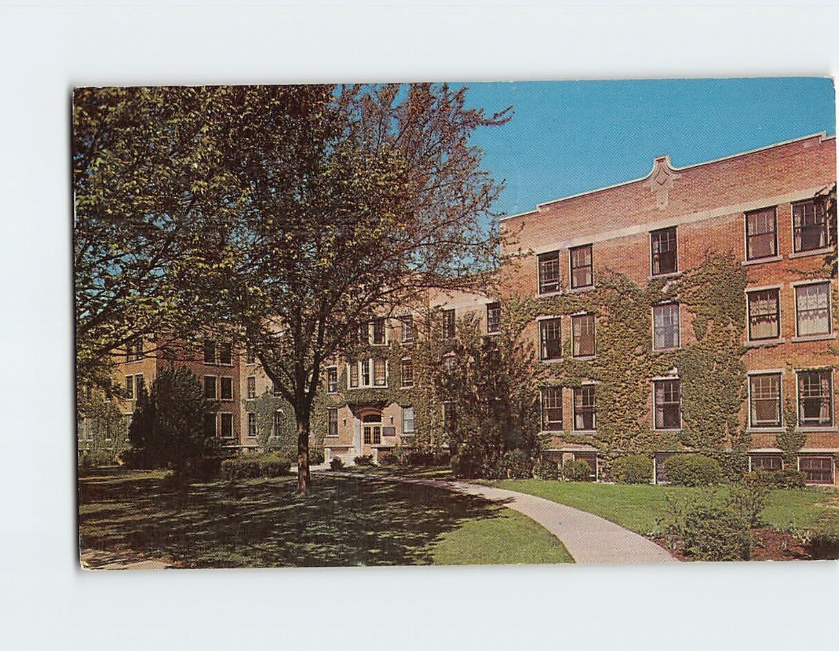 Postcard Bertha M Ronan Hall Central Michigan University Mt. Pleasant MI USA