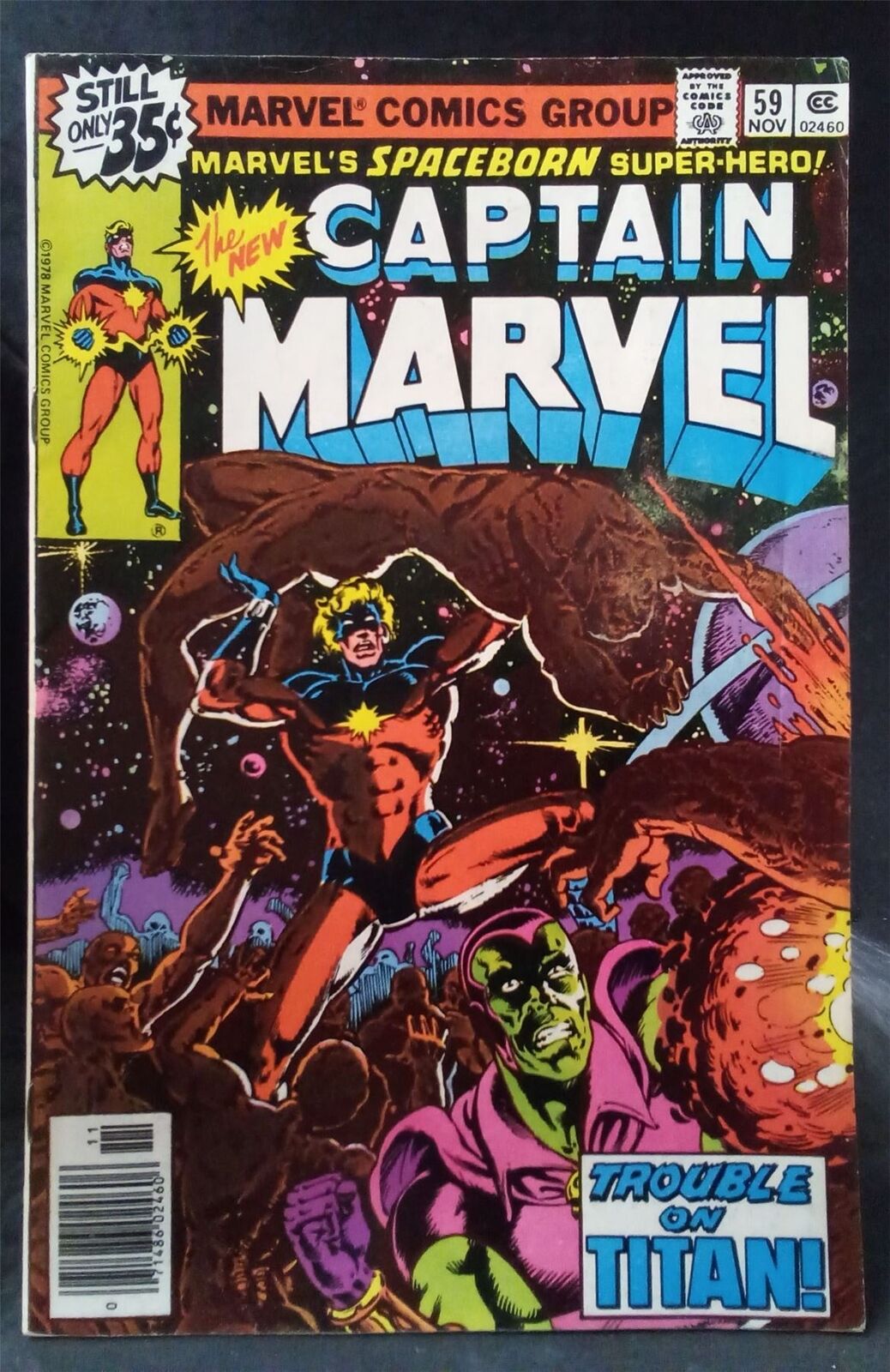 Captain Marvel #59 1978 Marvel Comics Comic Book 