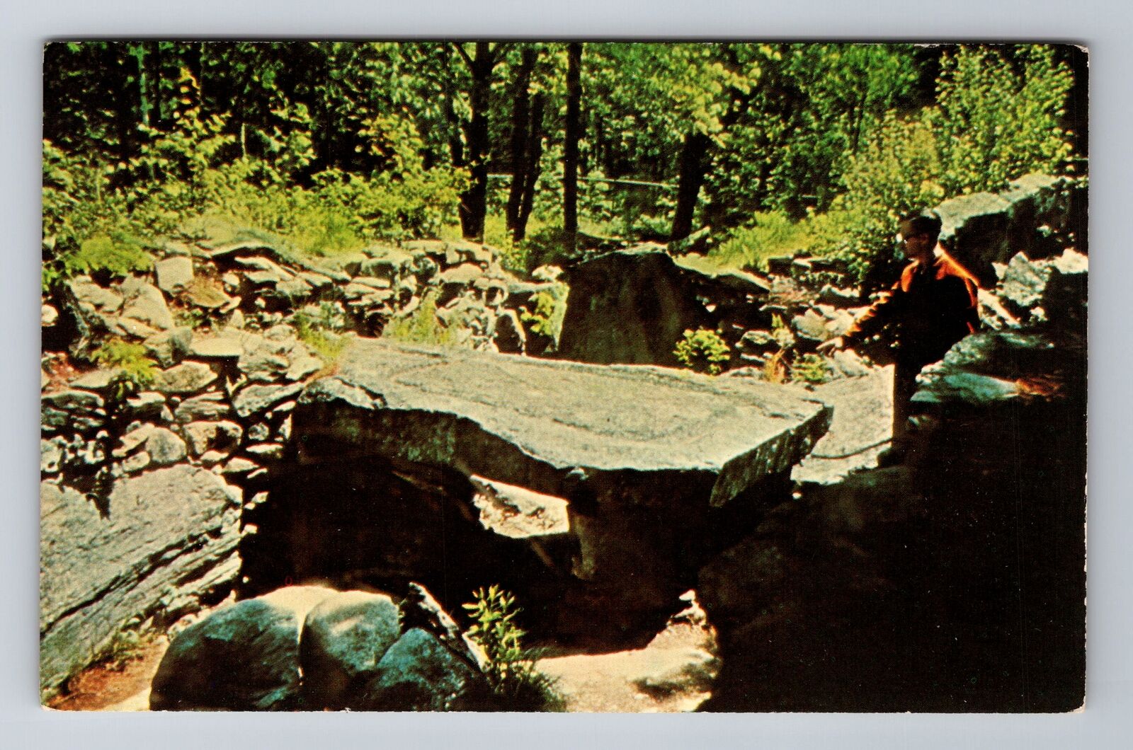 Salem NH-New Hampshire, Mystery Hill, Antique, Vintage Souvenir Postcard