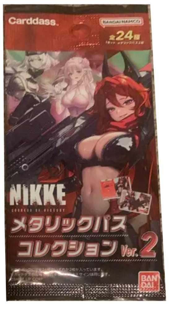 2024 Goddess of Victory: Nikke Gun Girl NIKKE Metallic Pass Ver 2 Booster Pack