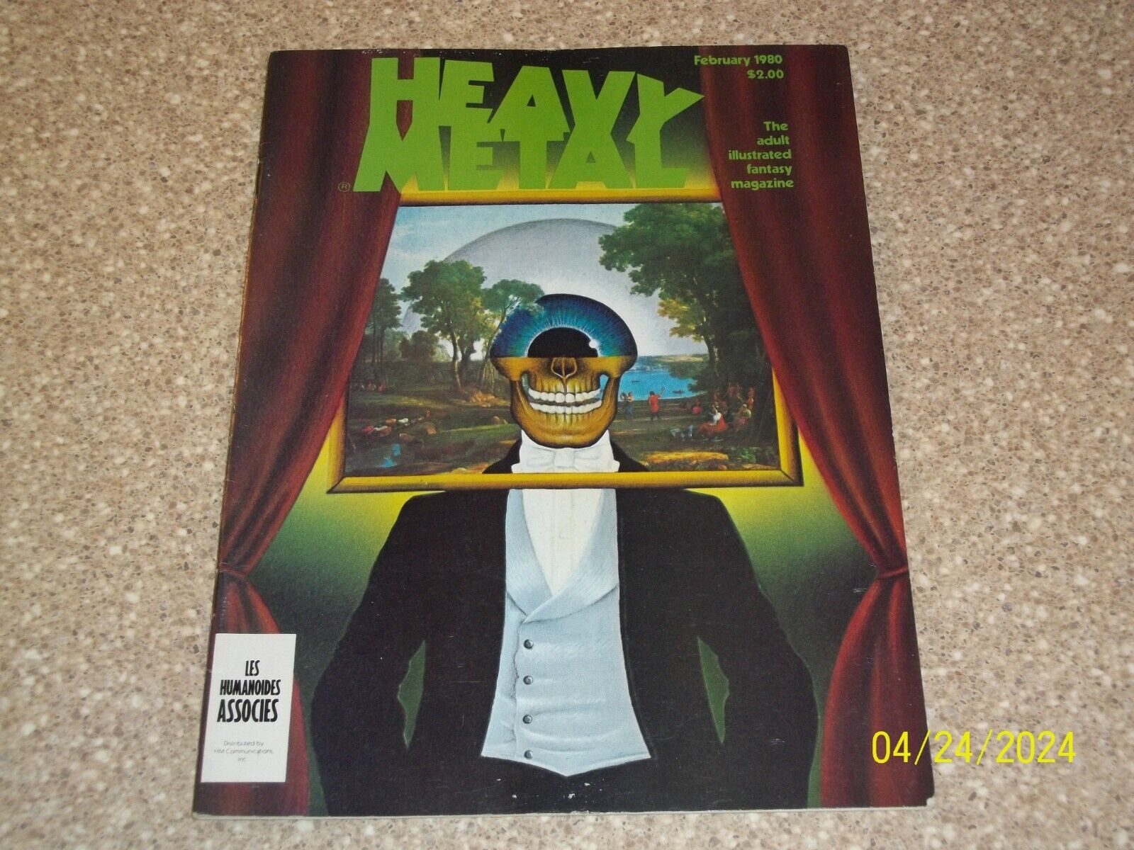 Heavy Metal Magazine February 1980 ~ The Adult Illustrated Fantasy Magazine
