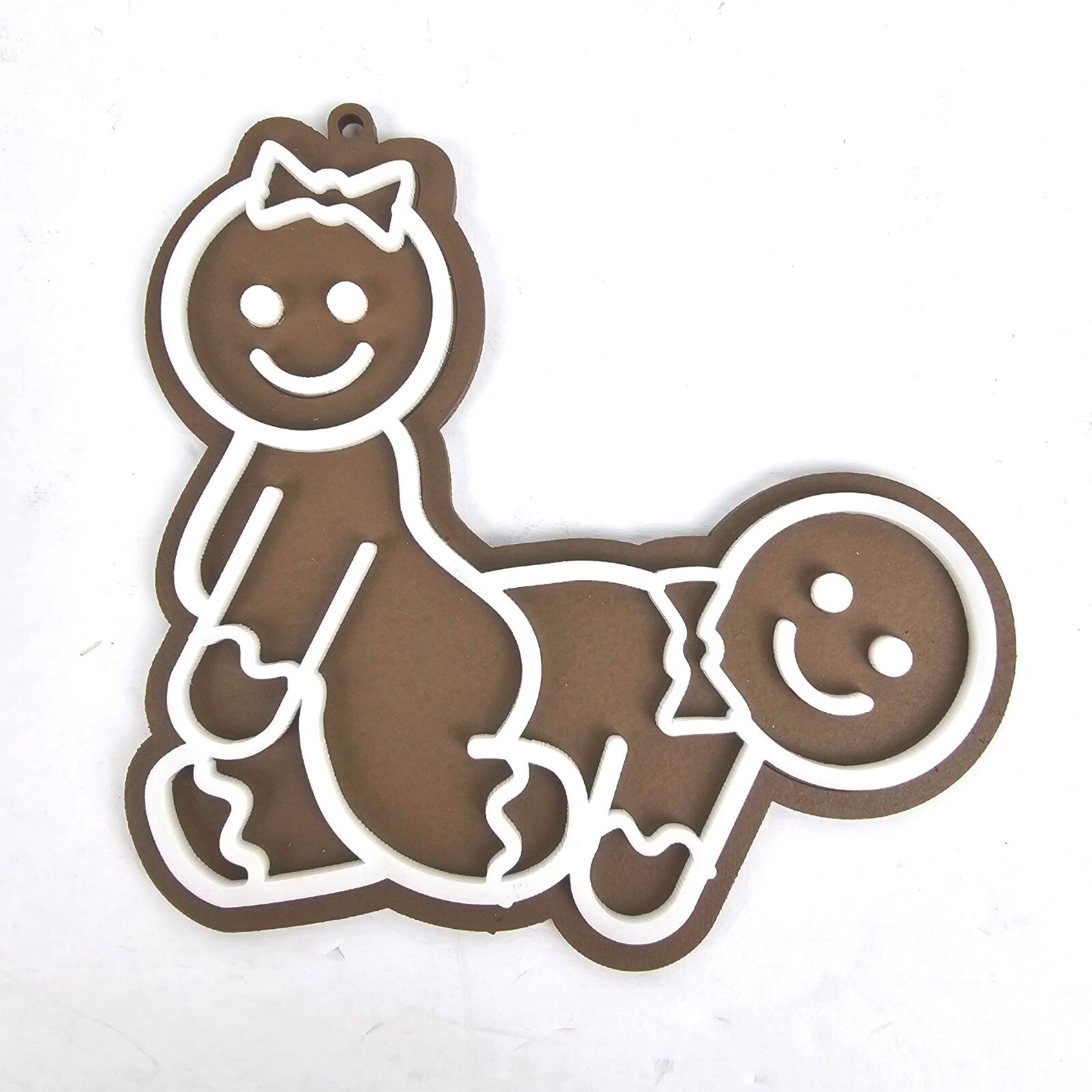Naughty Gingerbread Cookie Christmas Ornament Adult Sexual Funny Reverse Cowgirl