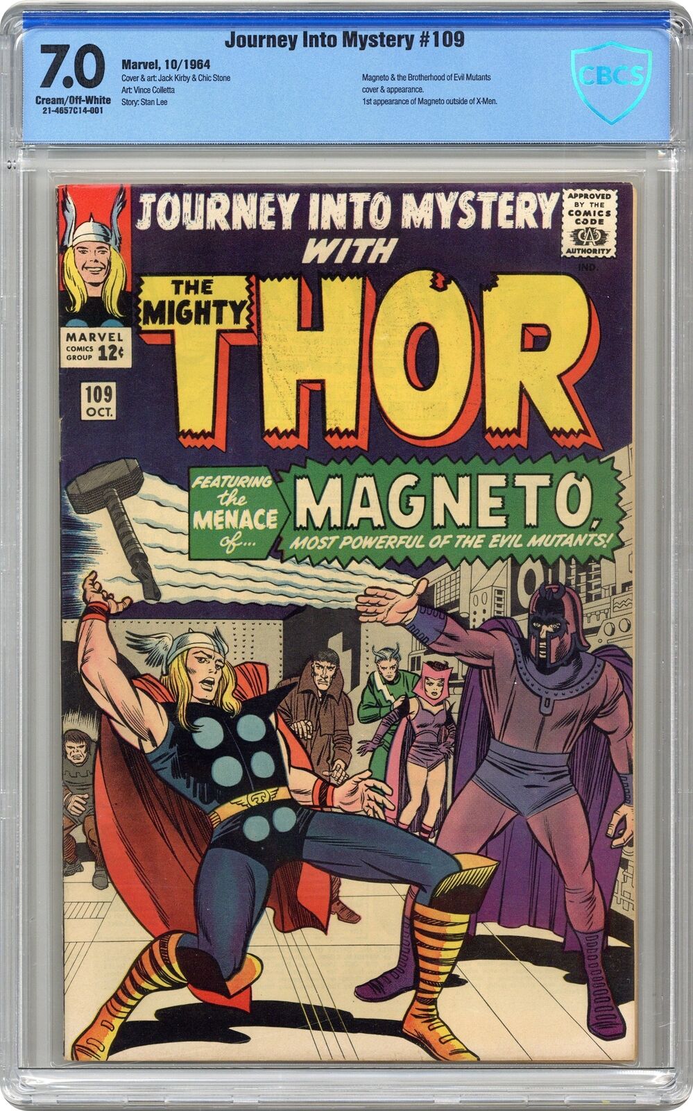 Thor Journey Into Mystery #109 CBCS 7.0 1964 21-4657C14-001