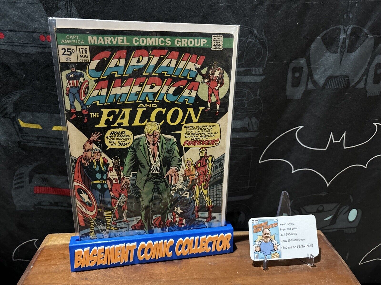 CAPTAIN AMERICA and the FALCON #176 (Aug 1974, Marvel)  JOHN ROMITA COVER