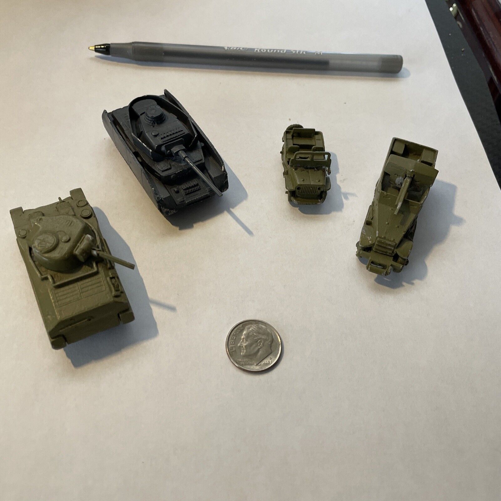 Comet WW2 Metal Soldiers And Vehicles With Other related Gear