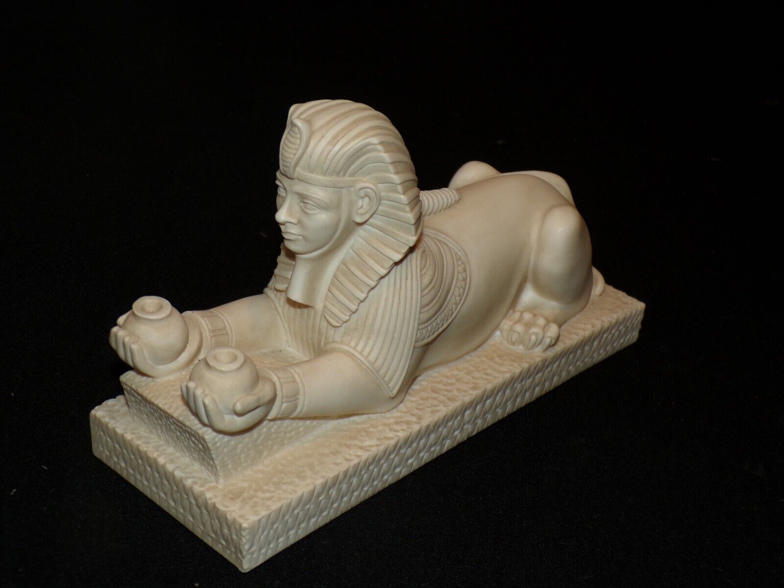 A. GIANNELLI Classic Sculpture Egyptian SPHINX Signed and Made In Italy