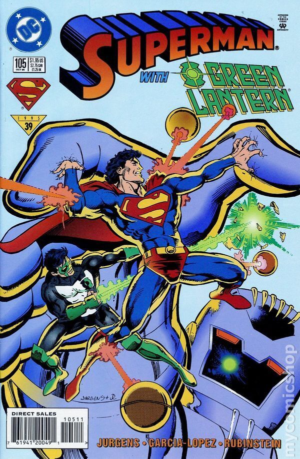 Superman #105 FN 1995 Stock Image