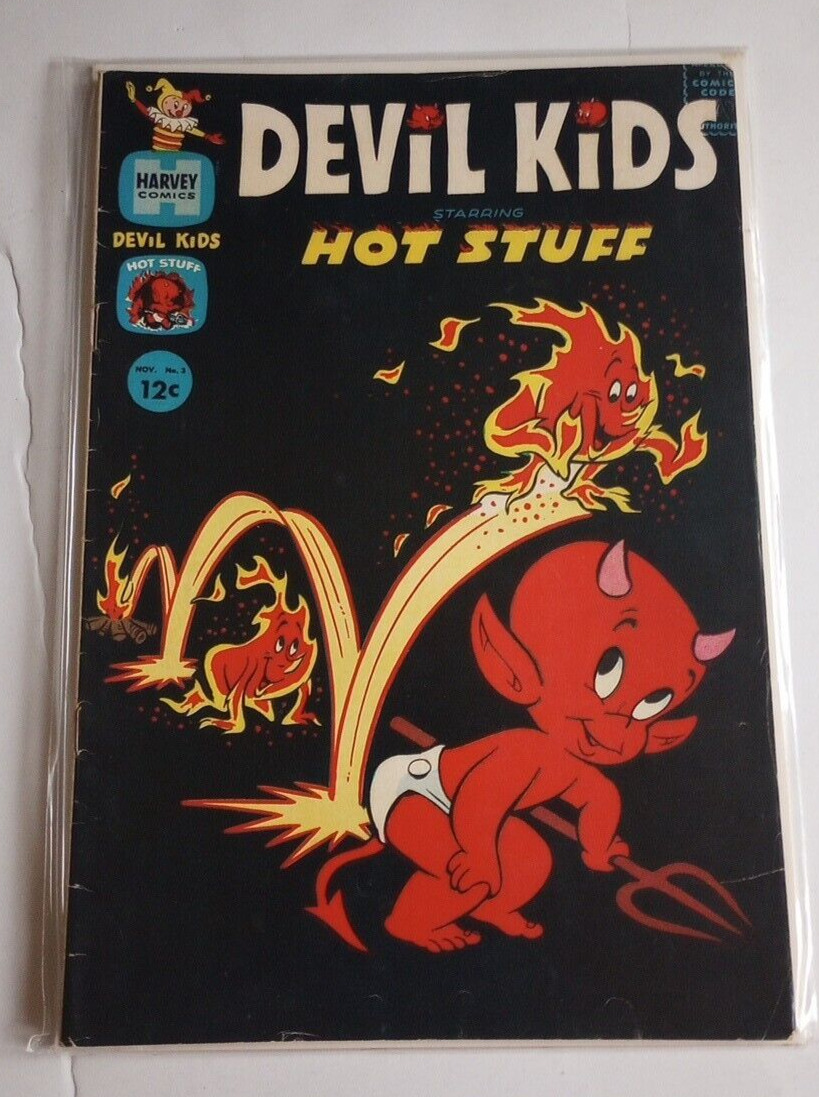 Devil Kids #3 starring Hot Stuff (Harvey) Nov 1962, 12¢ cv price, Stumbo Vg