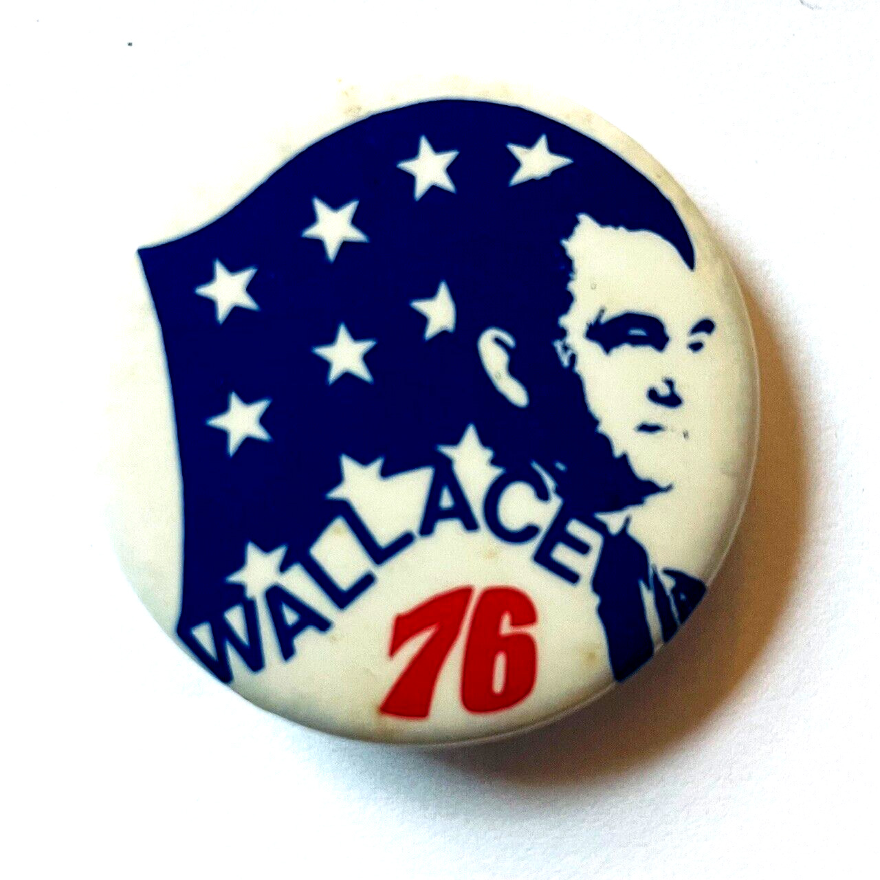1976 Vintage Pinback George Wallace Presidential Campaign Politics Pin Button