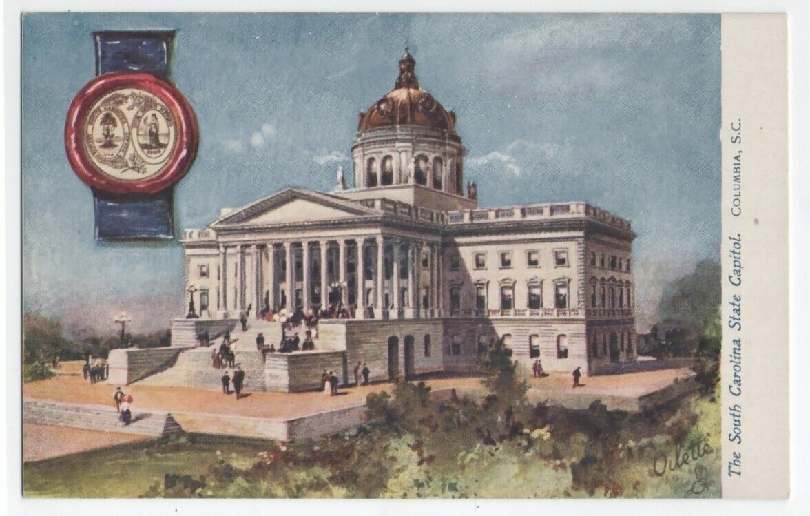 c1910 Columbia South Carolina - Tuck Oilette State Capitol Series #2454
