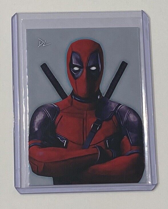 Deadpool Limited Edition Artist Signed Ryan Reynolds Trading Card 3/10