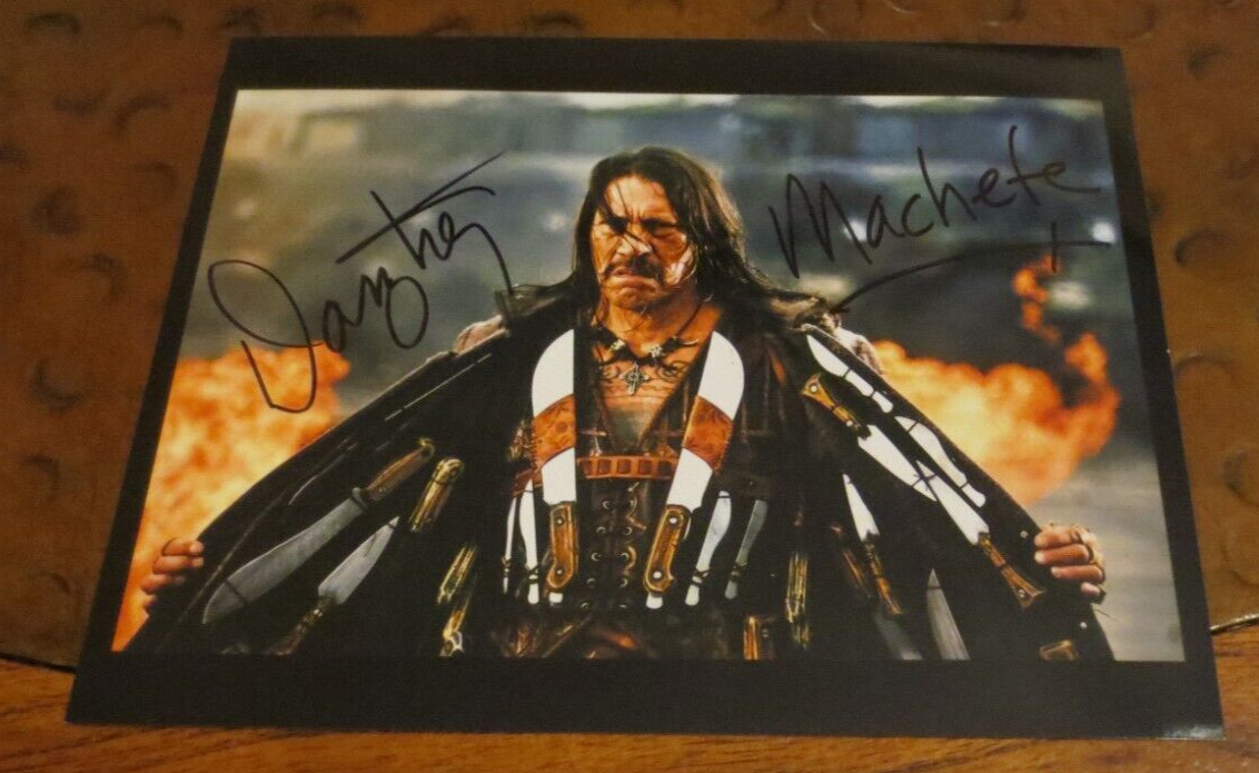 Danny Trejo signed autographed 8x10 photo as Machete Cortez