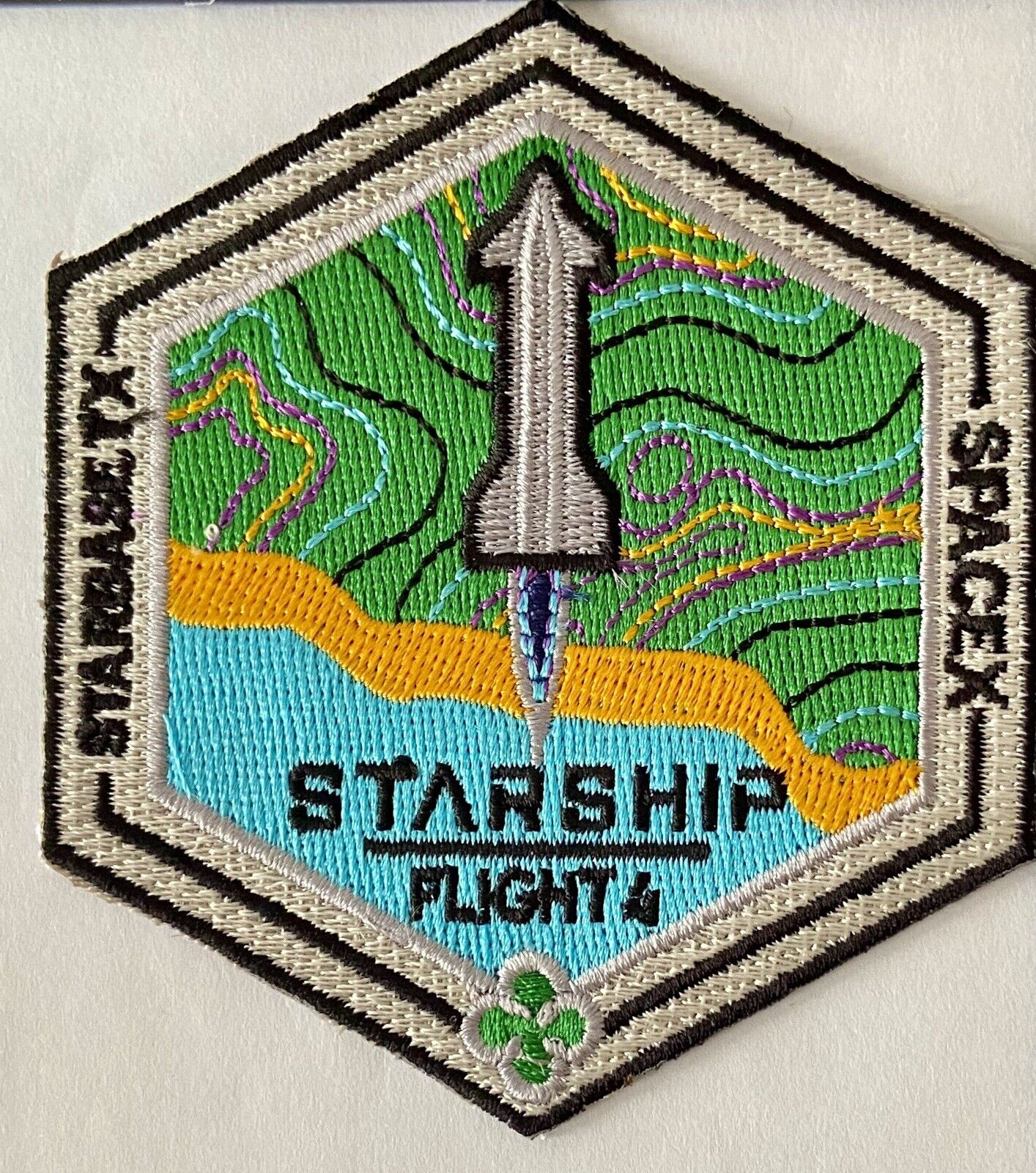 SPACE X STARSHIP PROGRAM FLIGHT 4 MISSION PATCH 3” USA