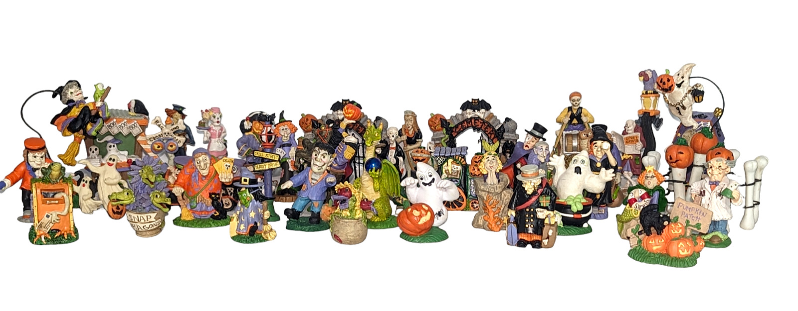 Rare Creepy Hollow Halloween Characters Midwest of Cannon Falls Lot of 40 Retire