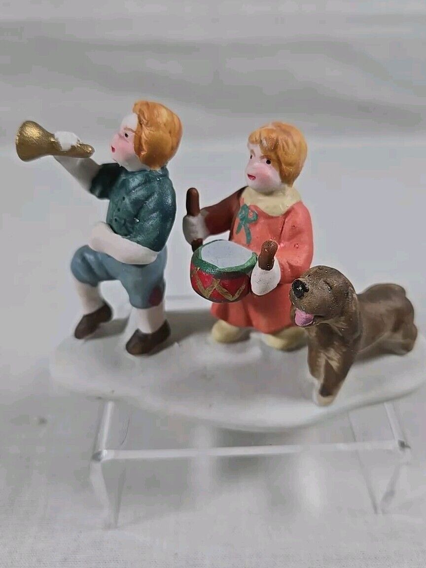 Lemax Dickensvale Christmas Village Vintage 1993 Porcelain Amature Musicians 
