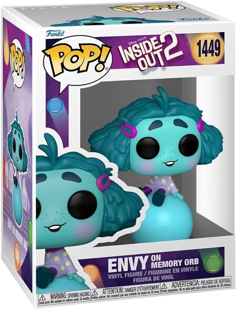 *IN HAND* Funko Pop INSIDE OUT 2 Envy On Memory Orb #1449
