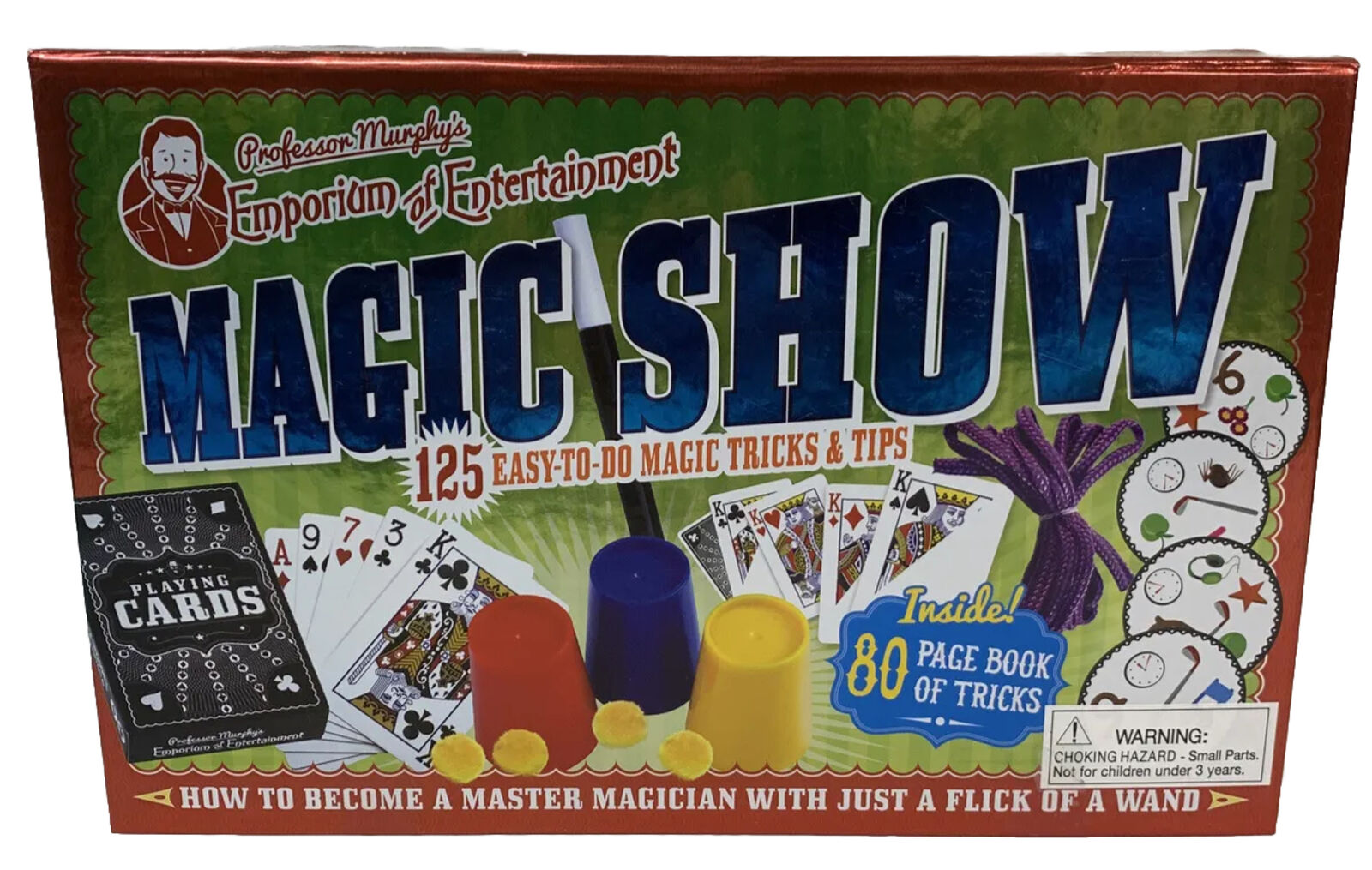 Professor Murphy's MAGIC SHOW 125 easy-to-do Tricks & Tips Used