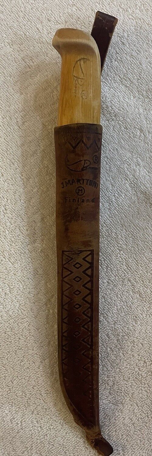 Vintage J. Marttini Fishing Knife with Seath