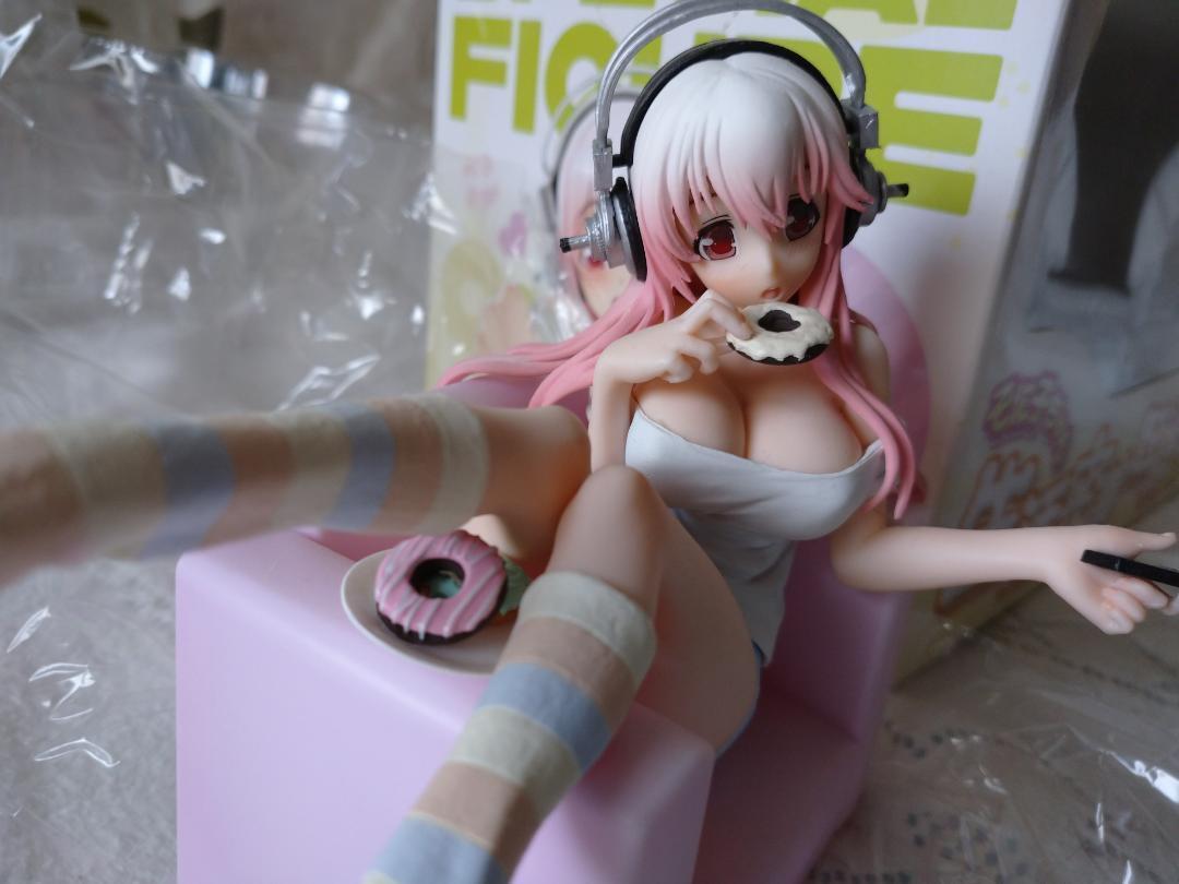 Super Sonico Close Coverage On Daily Life Special Figure Snack Time Japan Import