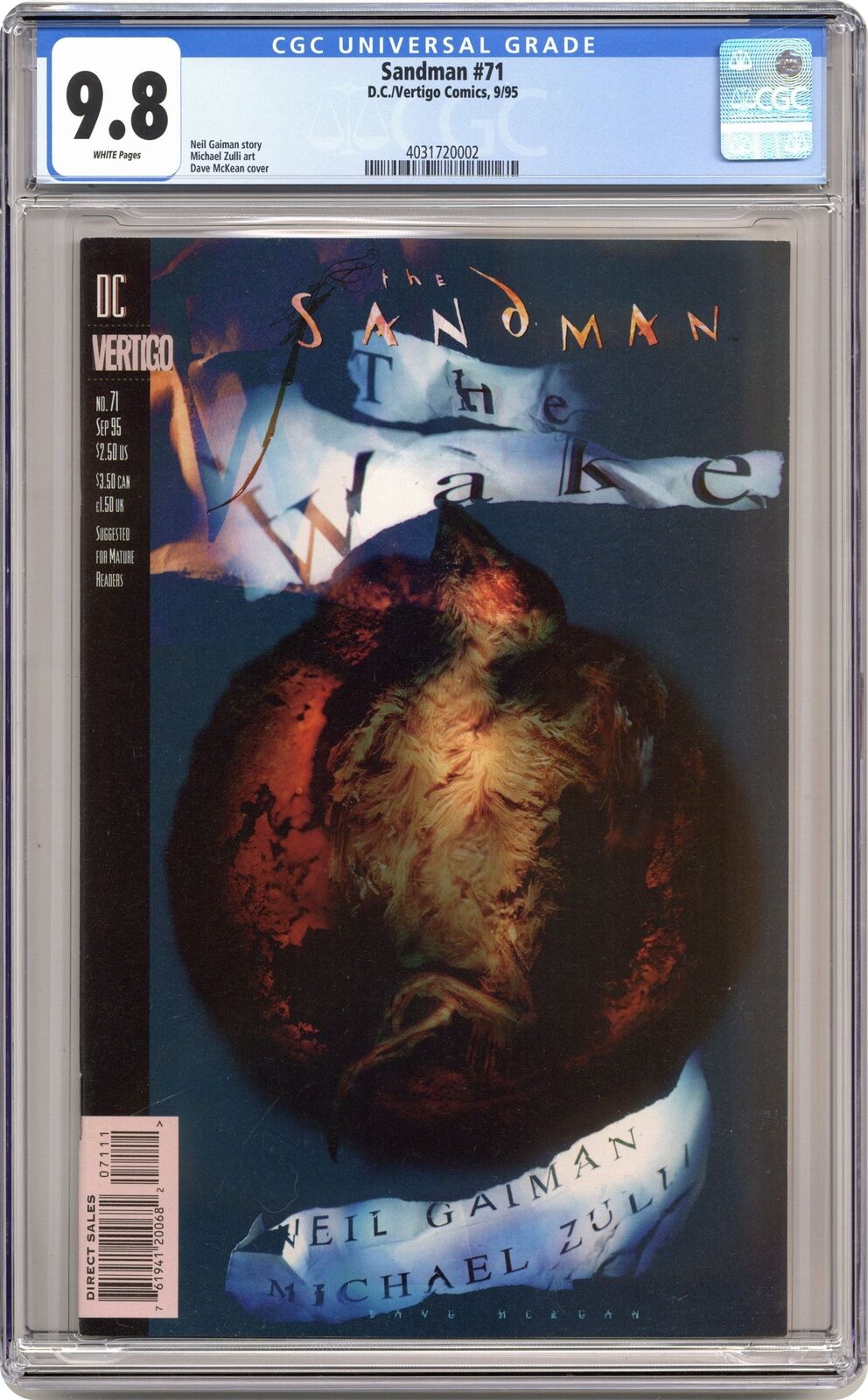Sandman #71 CGC 9.8 1995 4031720002