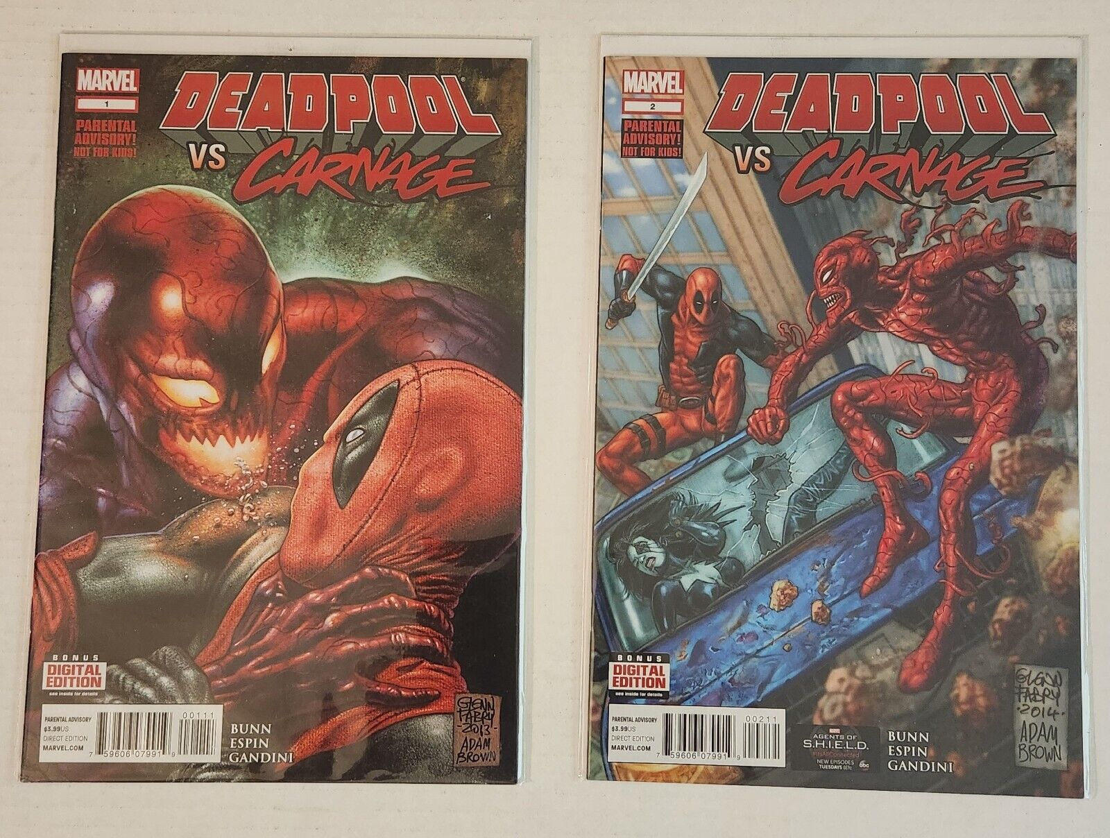Deadpool vs Carnage #1-4 (Marvel Comics 2014) Complete Set