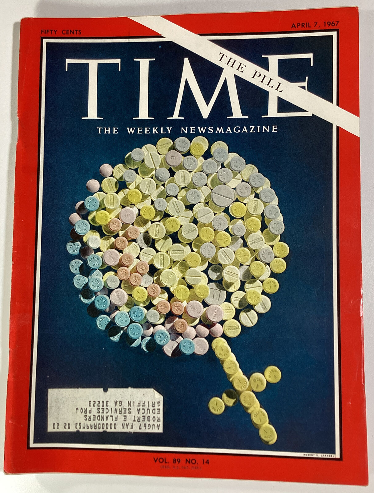 Time Magazine 1967 Rare Ads Birth Control The Pill Ford GM Germany Dead Poster