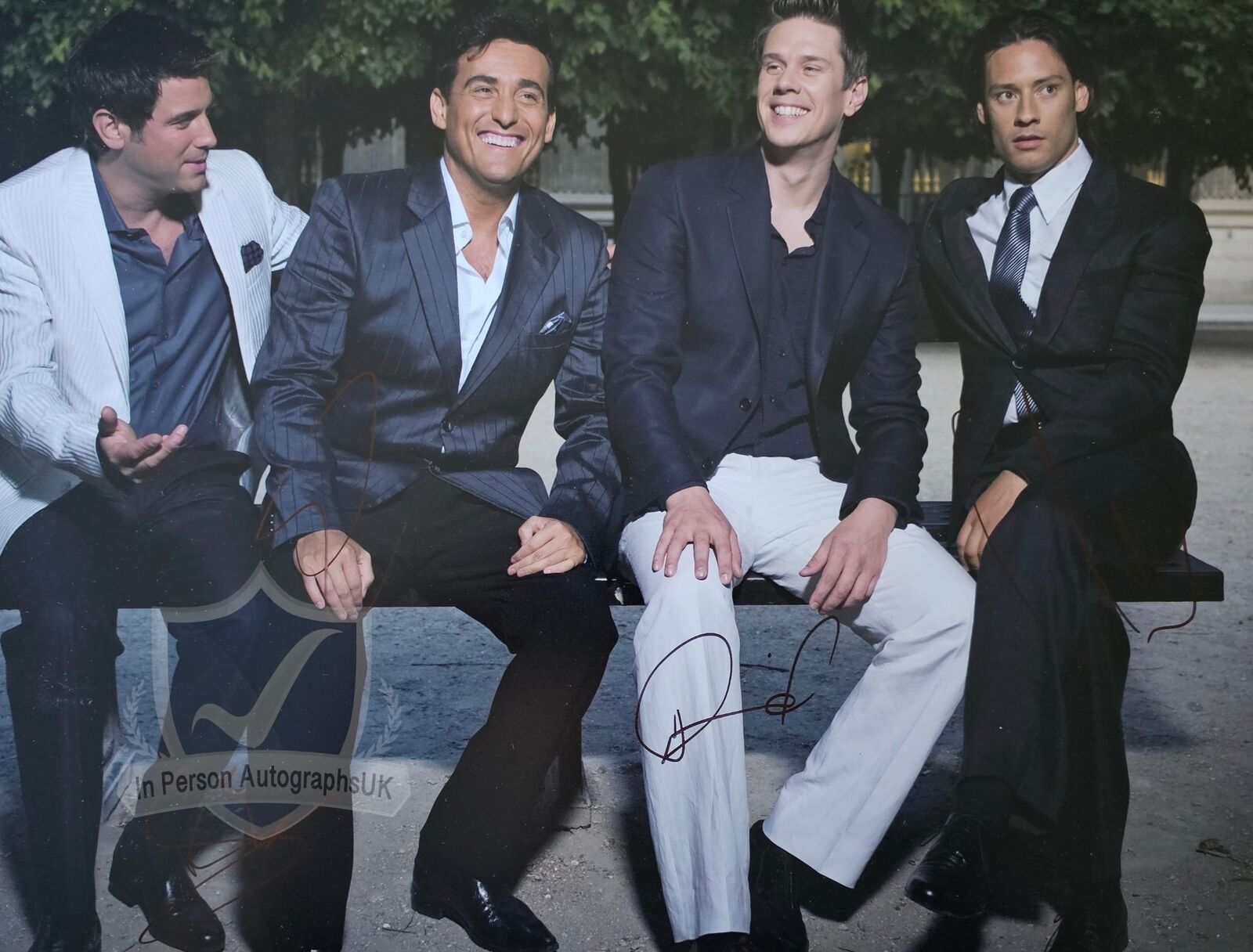 IL DIVO Signed 16x12 Photo OnlineCOA AFTAL