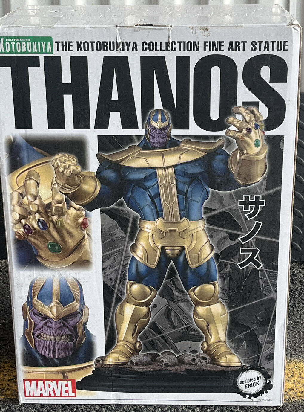 Kotobukiya Fine Art 1/6 Scale Statue Marvel Thanos Infinity Gauntlet