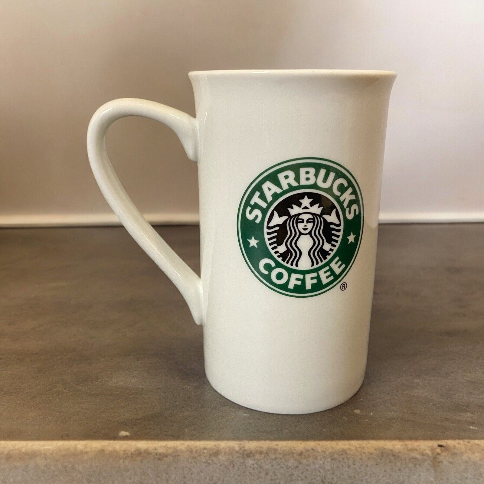 Starbucks 2006 Grande Tall 16 oz Older Mermaid Logo Coffee Mug PERFECT 