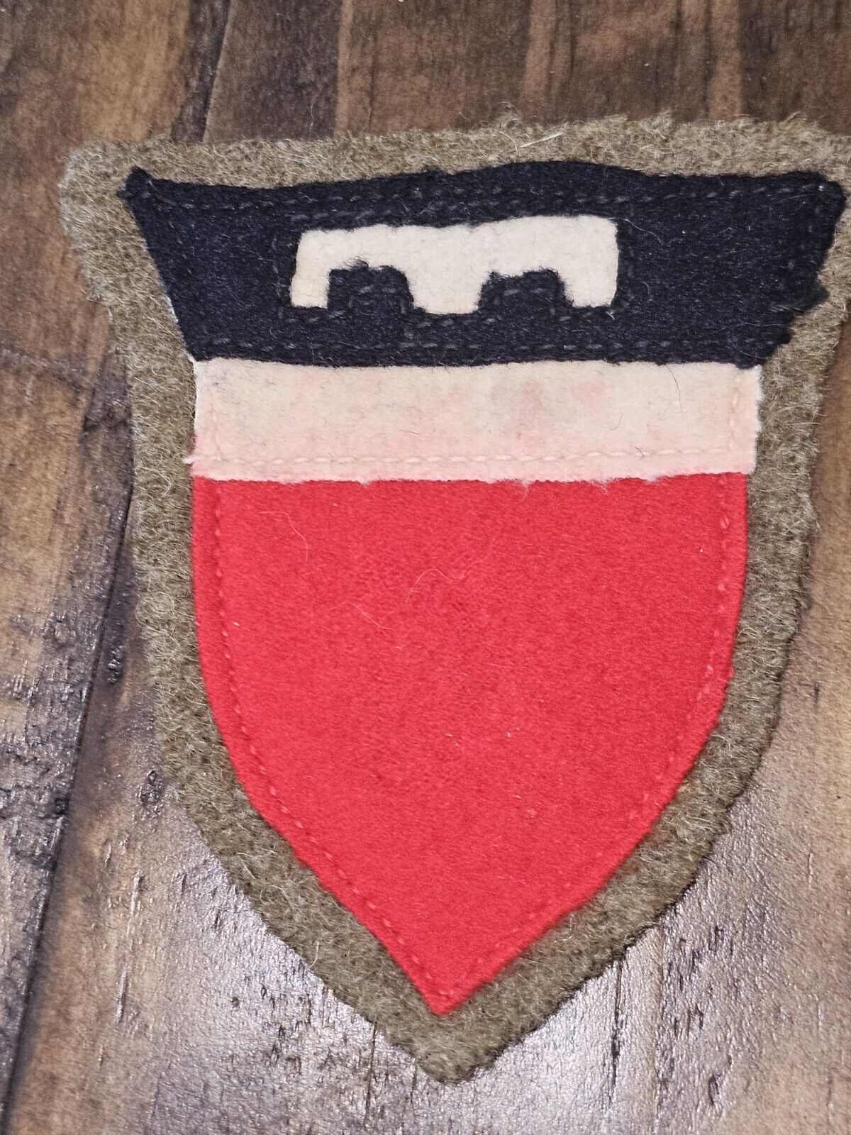 WWI US Army 76th Infantry Division Layered Wool Patch L@@K