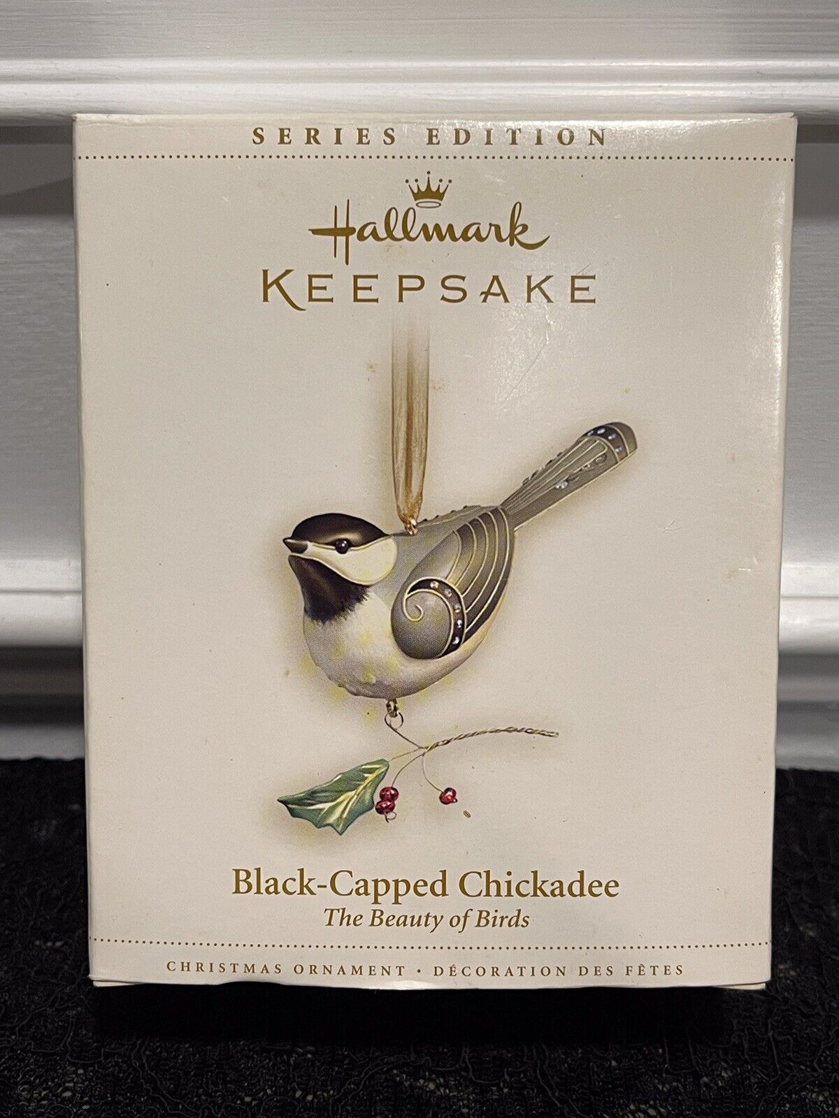Unused Hallmark Keepsake Beauty Of Birds Black Capped Chickadee MINIATURE 2006