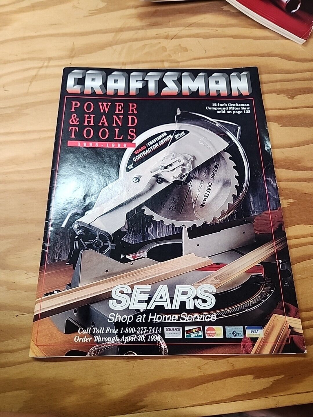 Sears Catalog Craftsman Power & Hand Tools~1995-1996