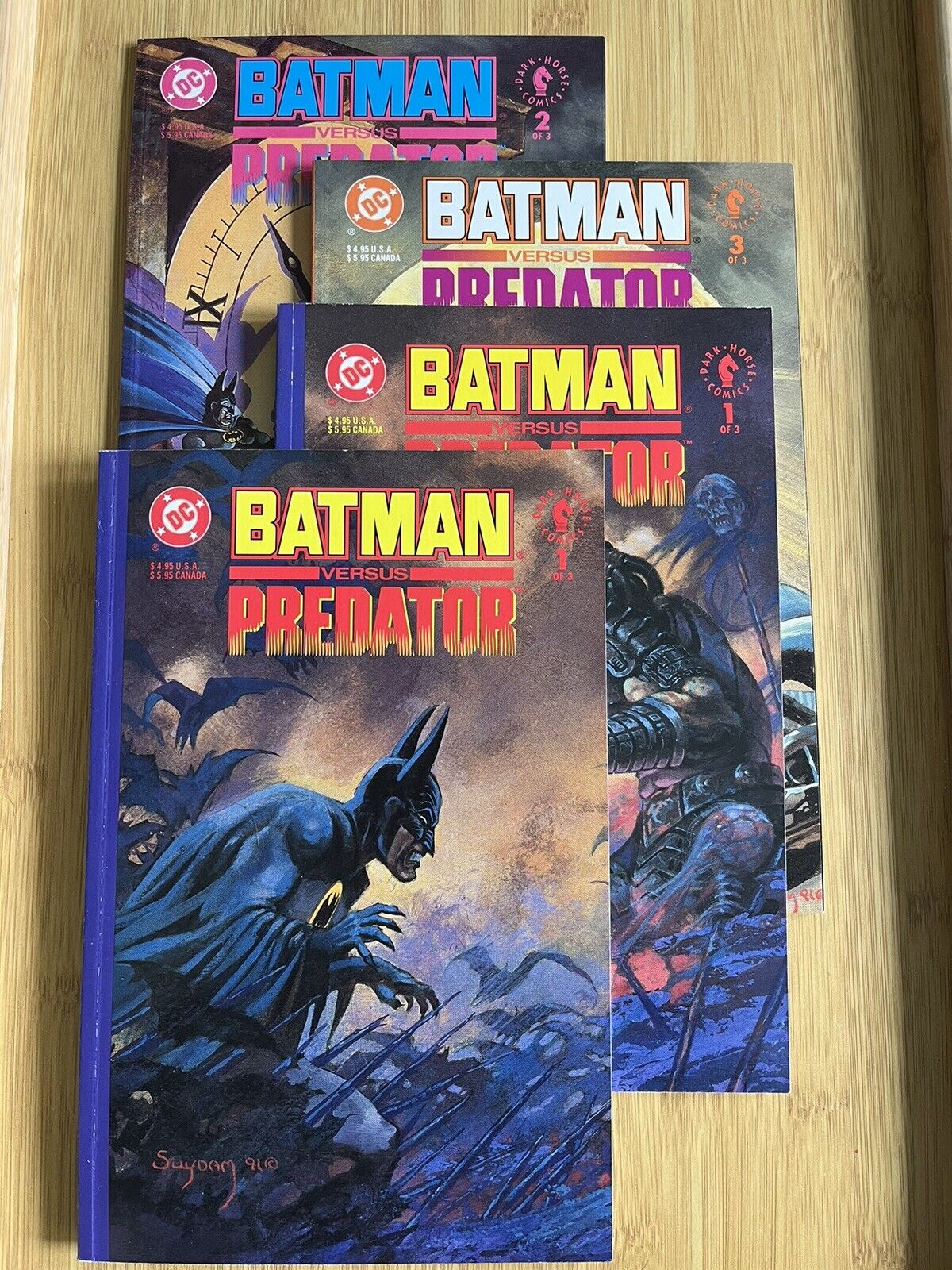 Batman vs Predator 1-3 - Prestige format set