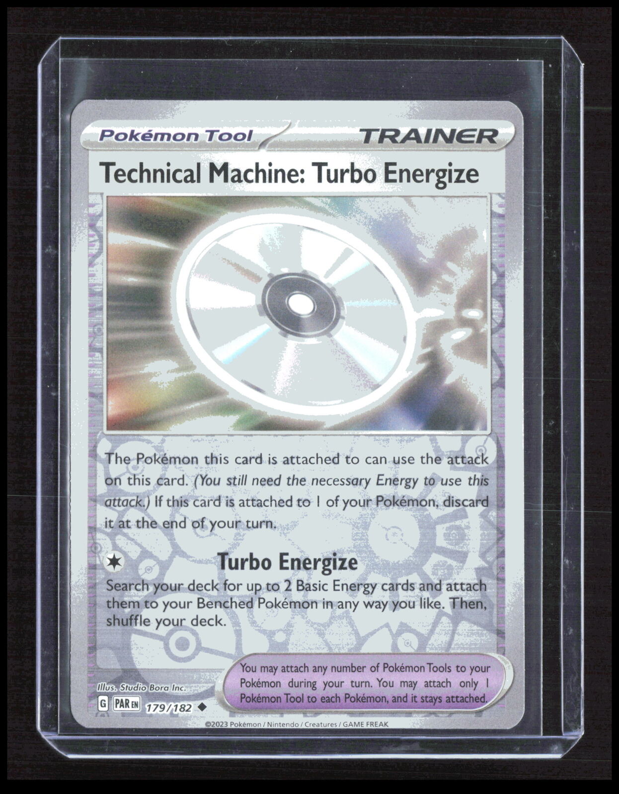 Technical Machine: Turbo Energize 179/182 Reverse Holo Paradox Rift Pokemon tcg