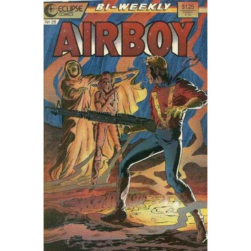 Airboy #26  - 1986 series Eclipse comics VF+ Full description below [l|