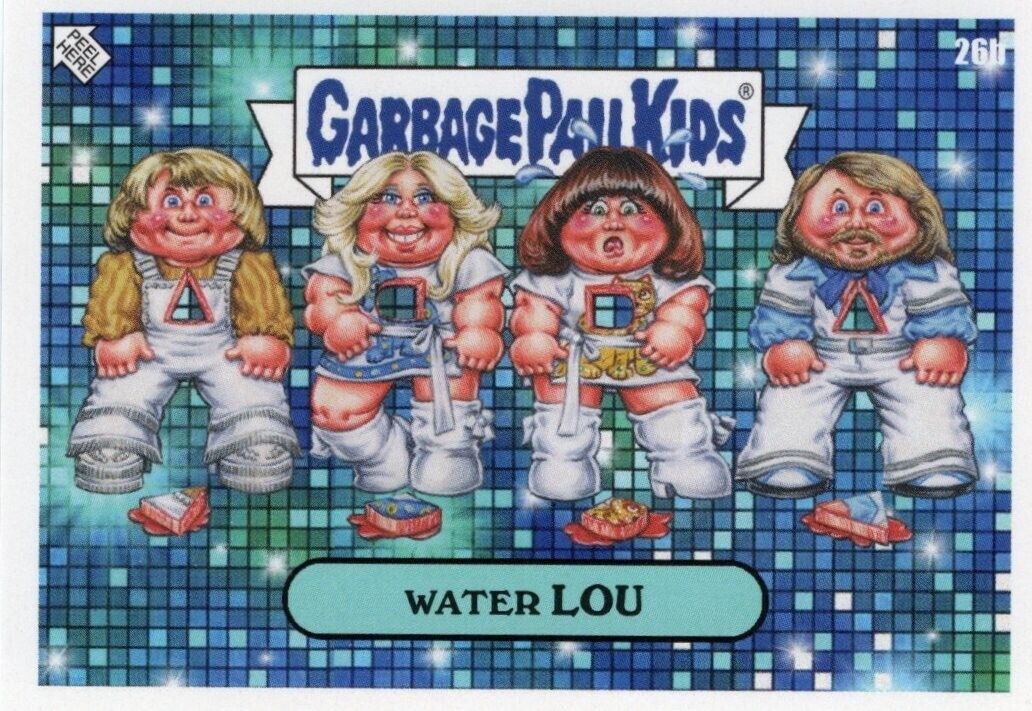 2023 Topps Garbage Pail Kids: We Hate the 70s WAVE 6 WATER LOU CARD 26b PR=1035