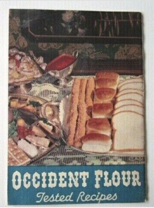 Vintage OCCIDENT FLOUR TESTED RECIPES booklet 1936 Russell-Miller Milling -E9K-7