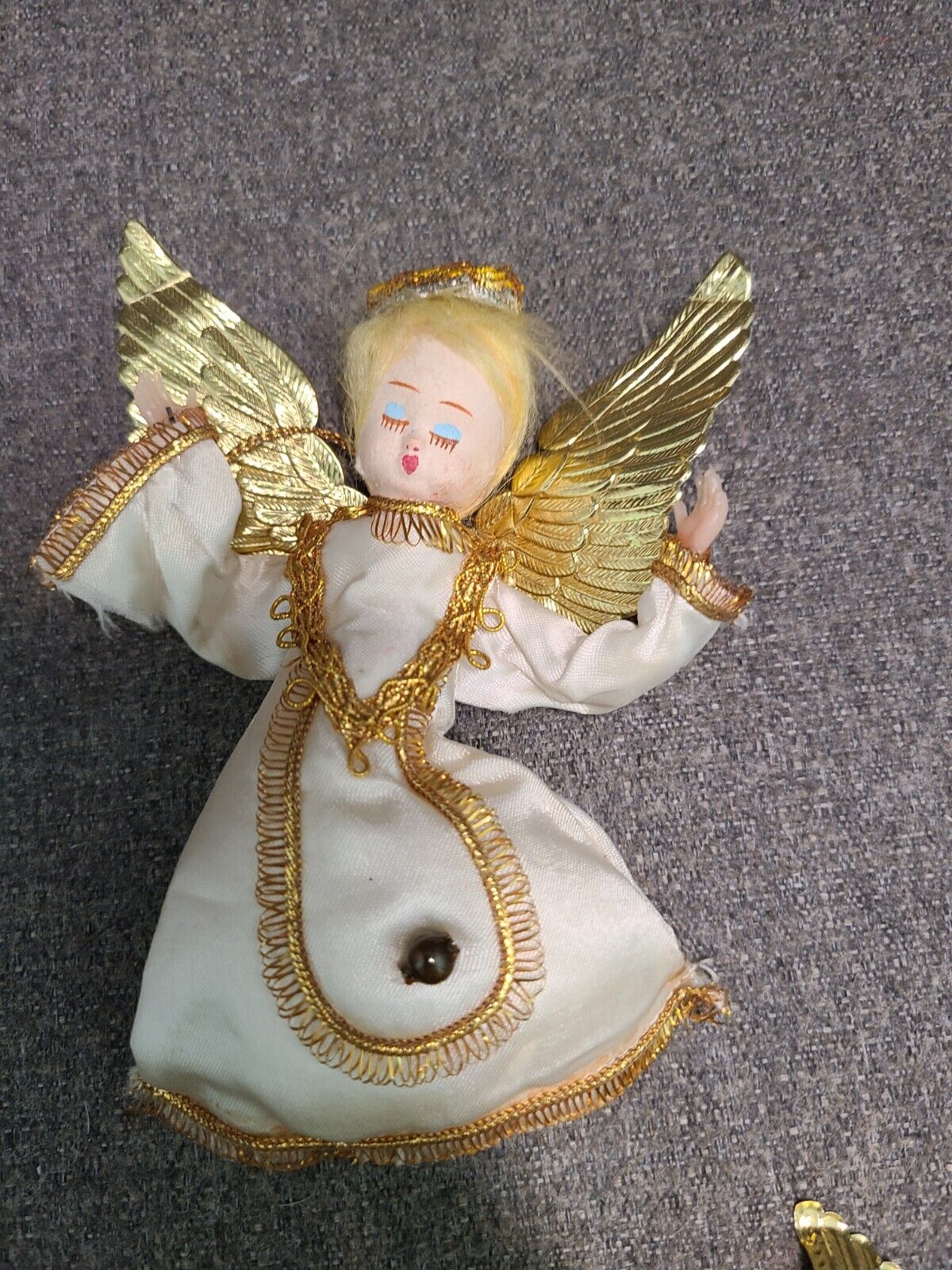 Vintage Japan Shabby Mini Angel Ornament