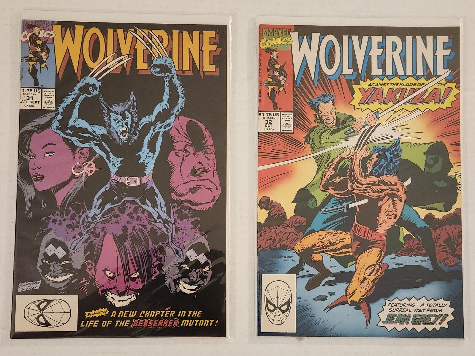 Wolverine (vol. 2) #31-40 (Marvel Comics 1990-1991) 10 issue run