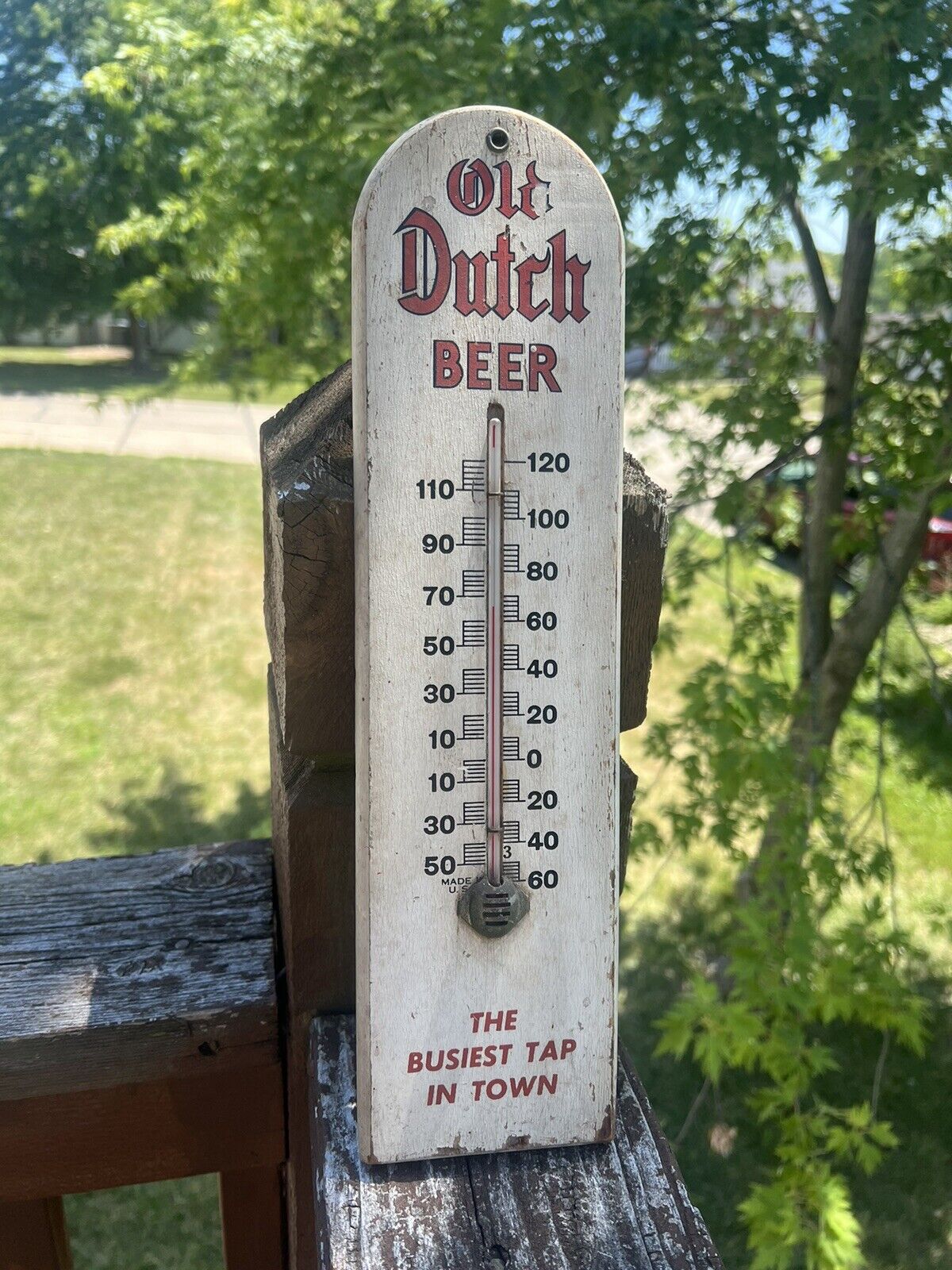Old Dutch Beer Thermometer