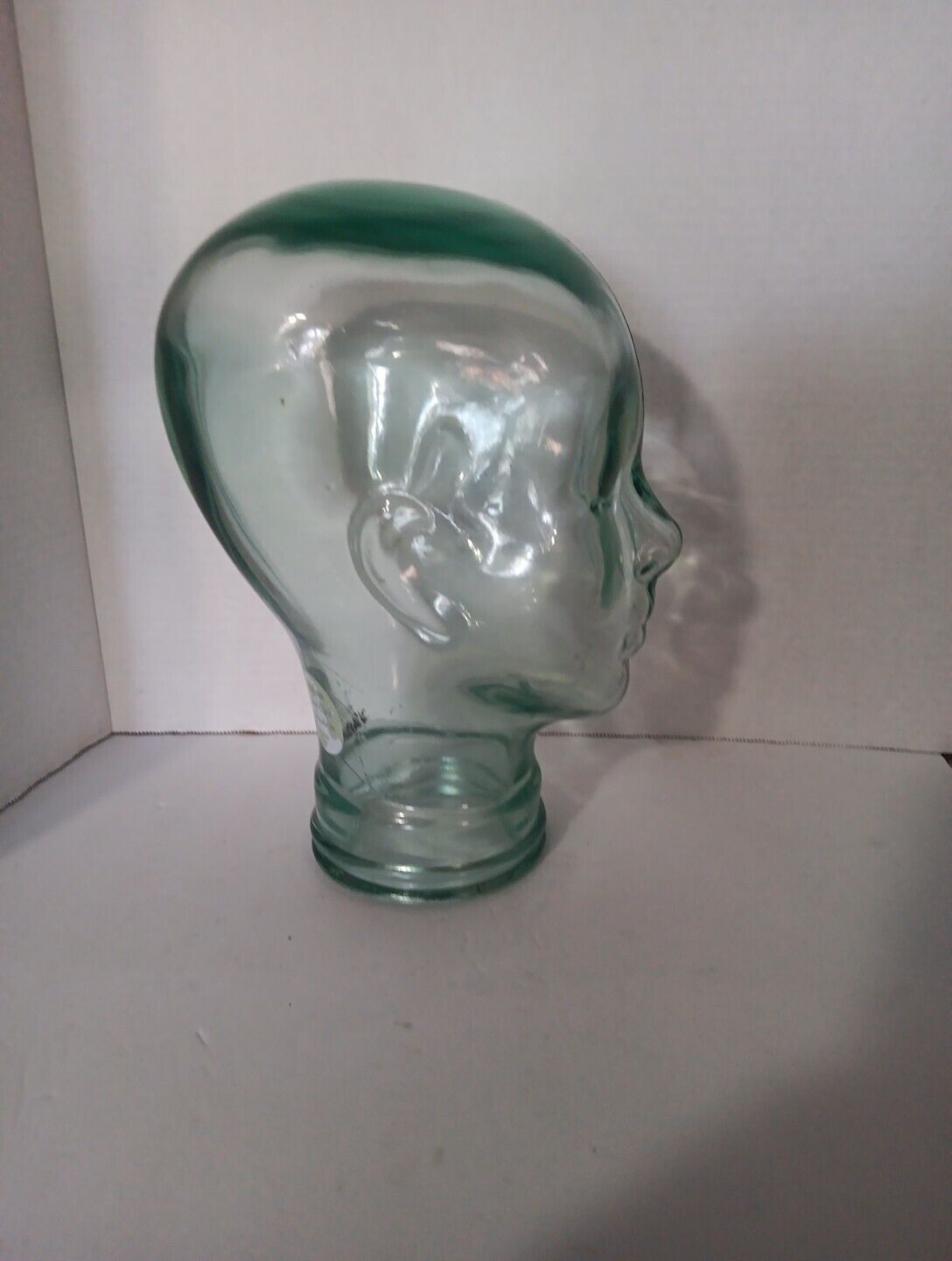 MANNEQUIN Glass Head Life Size Green Vintage 