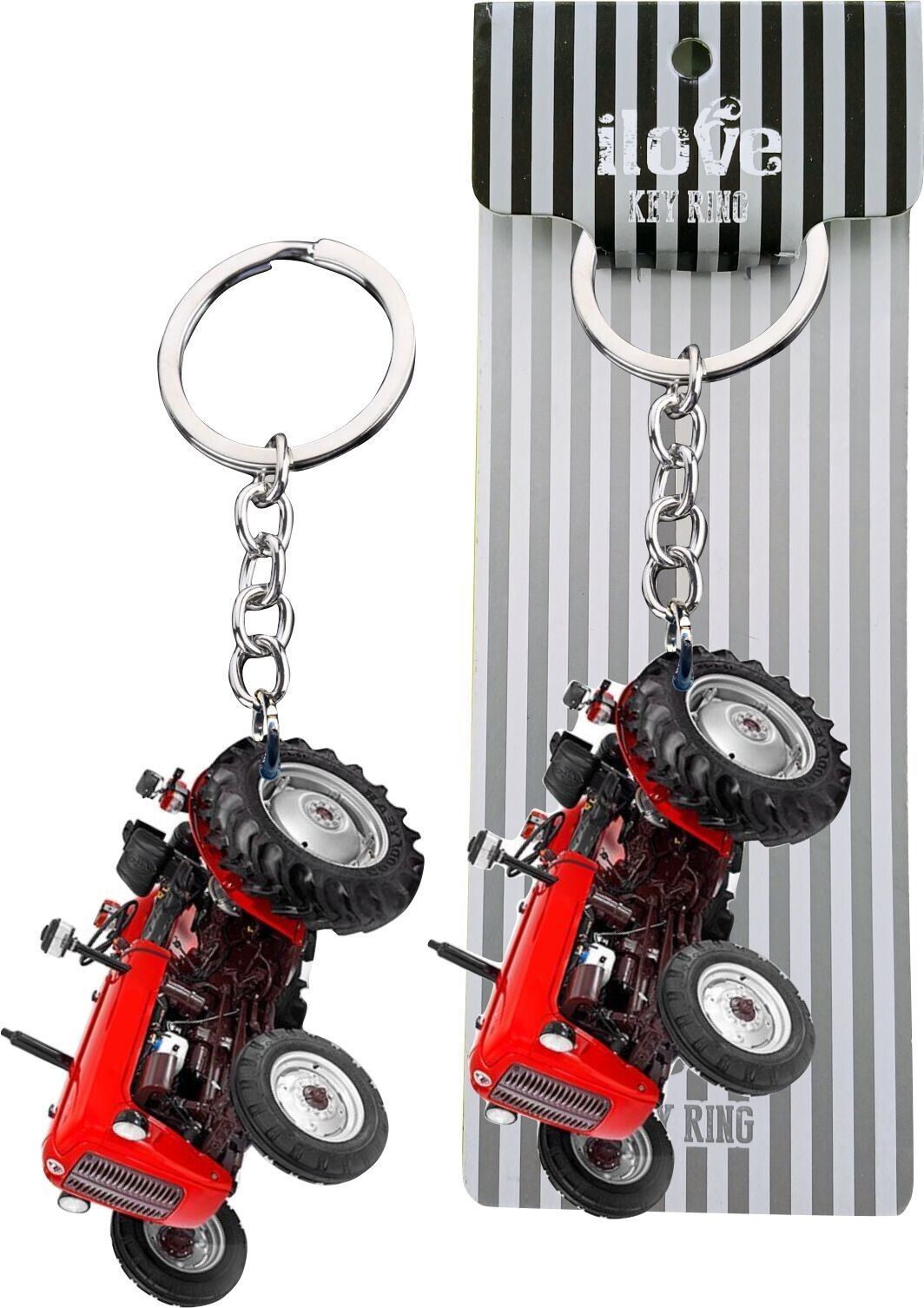 Tractor Keyring miniature Gift  Idea Key Ring