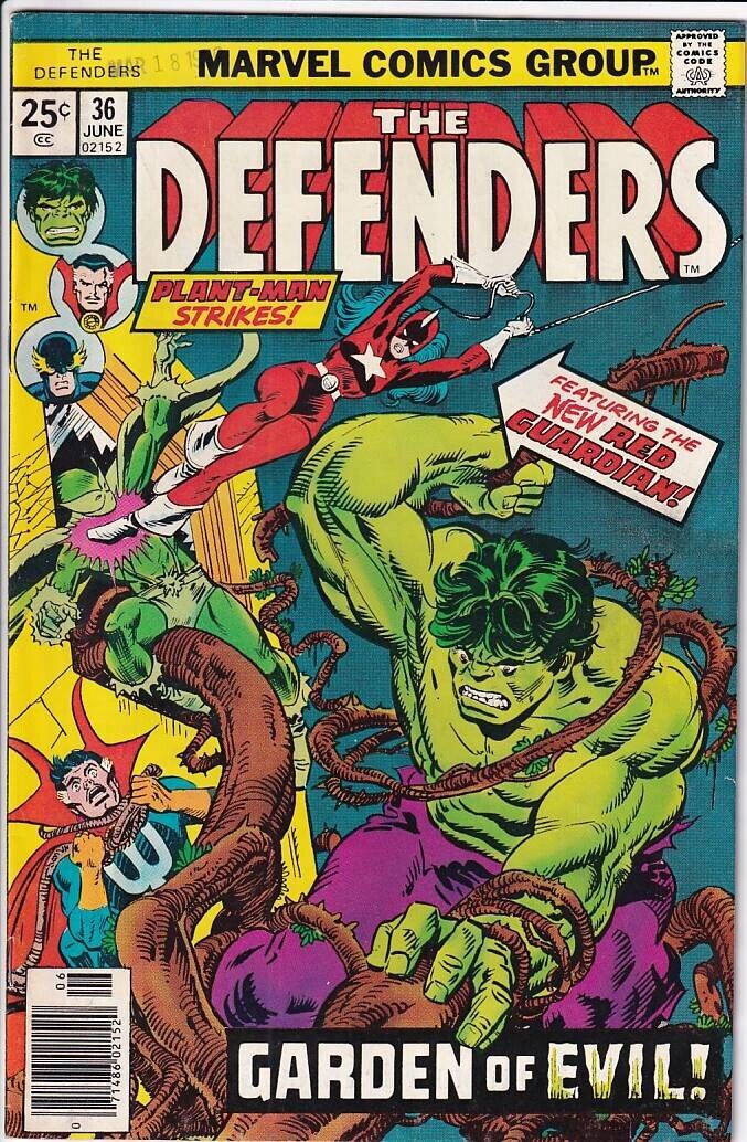 42161: Marvel Comics THE DEFENDERS #36 Fine Minus Grade