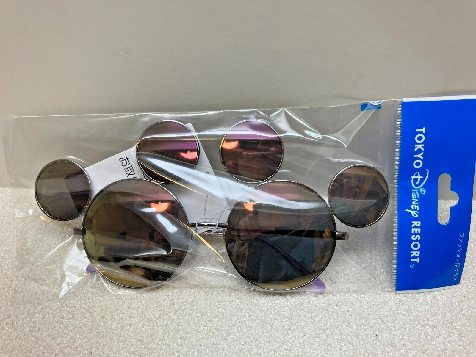 Tokyo Disney Resort 2024 Sunglasses Mickey Purple Metallic Fashion Glasses