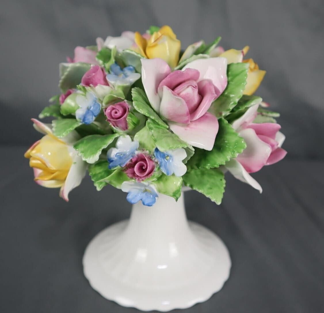 Vintage Royal Doulton England Flower Bouquet Porcelain