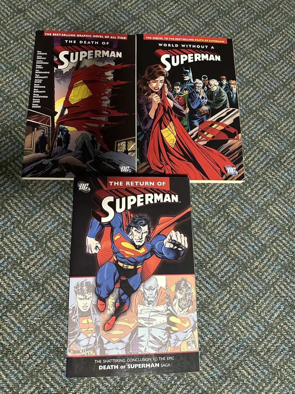 Superman The Death And Return Tpb Lot