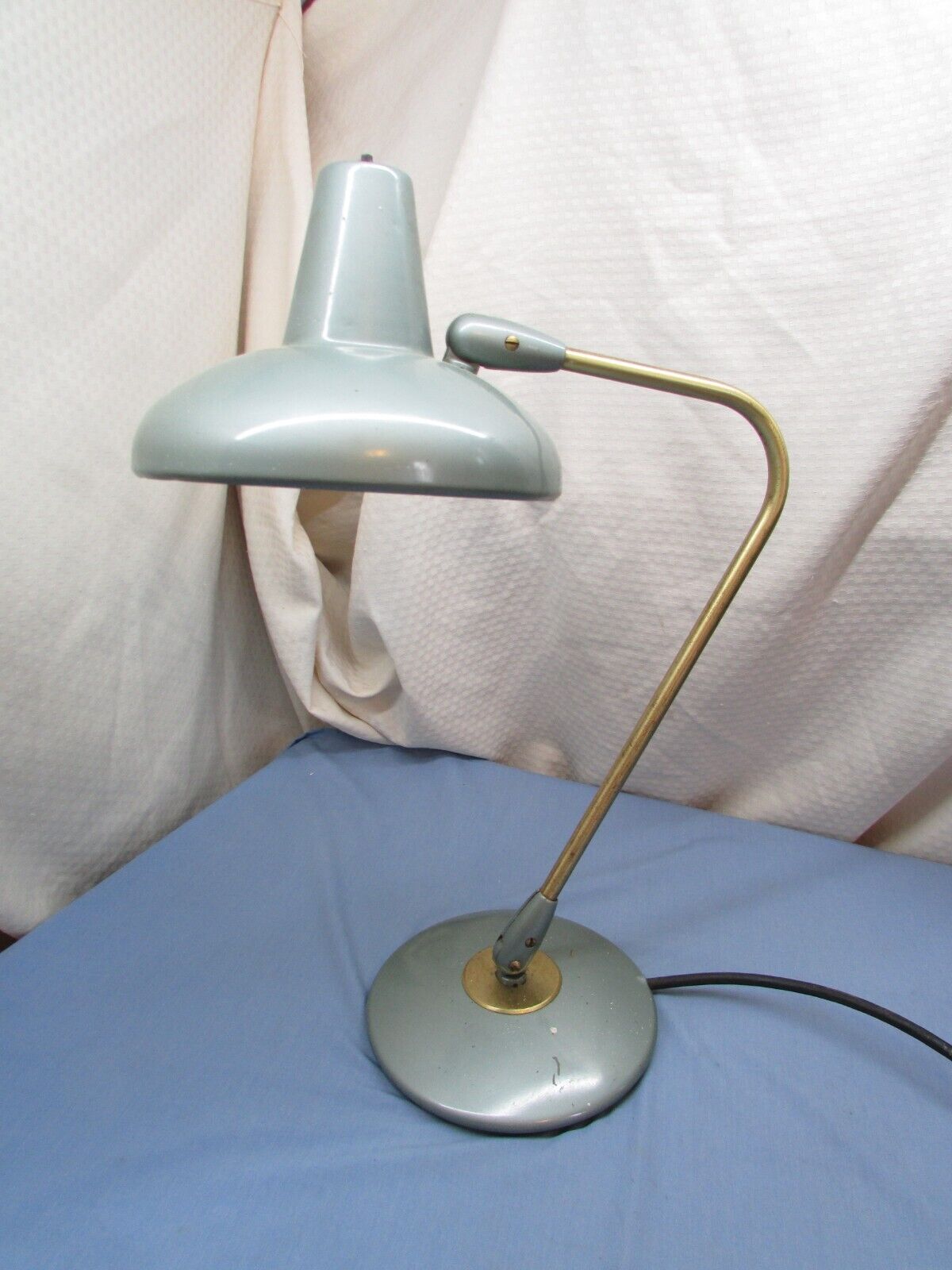 Vintage Atomic Art Deco Lamp Light Industrial Gooseneck Mid Century