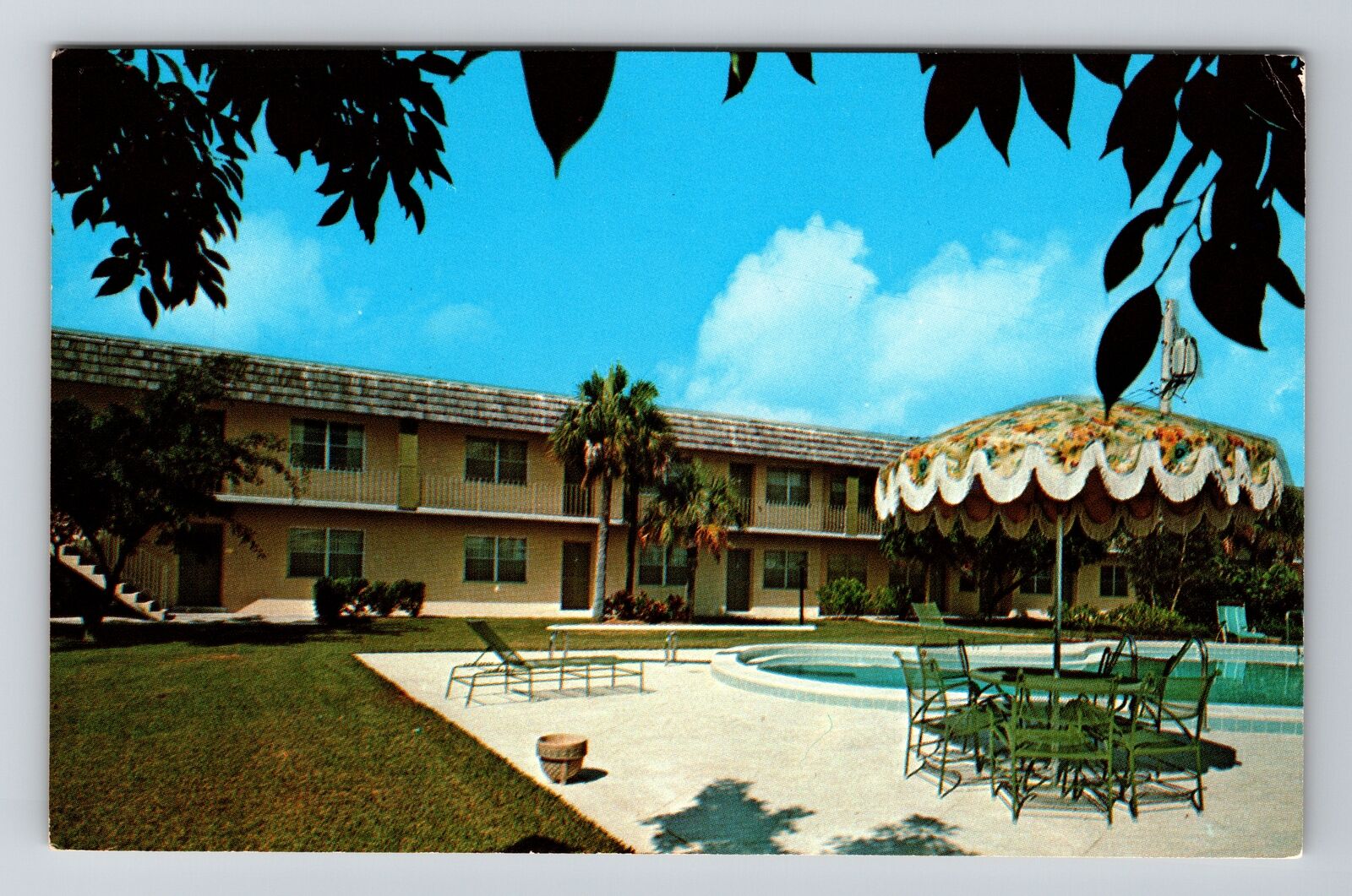 Marco Island FL-Florida, The Coquina Arms Garden Apartments, Vintage Postcard