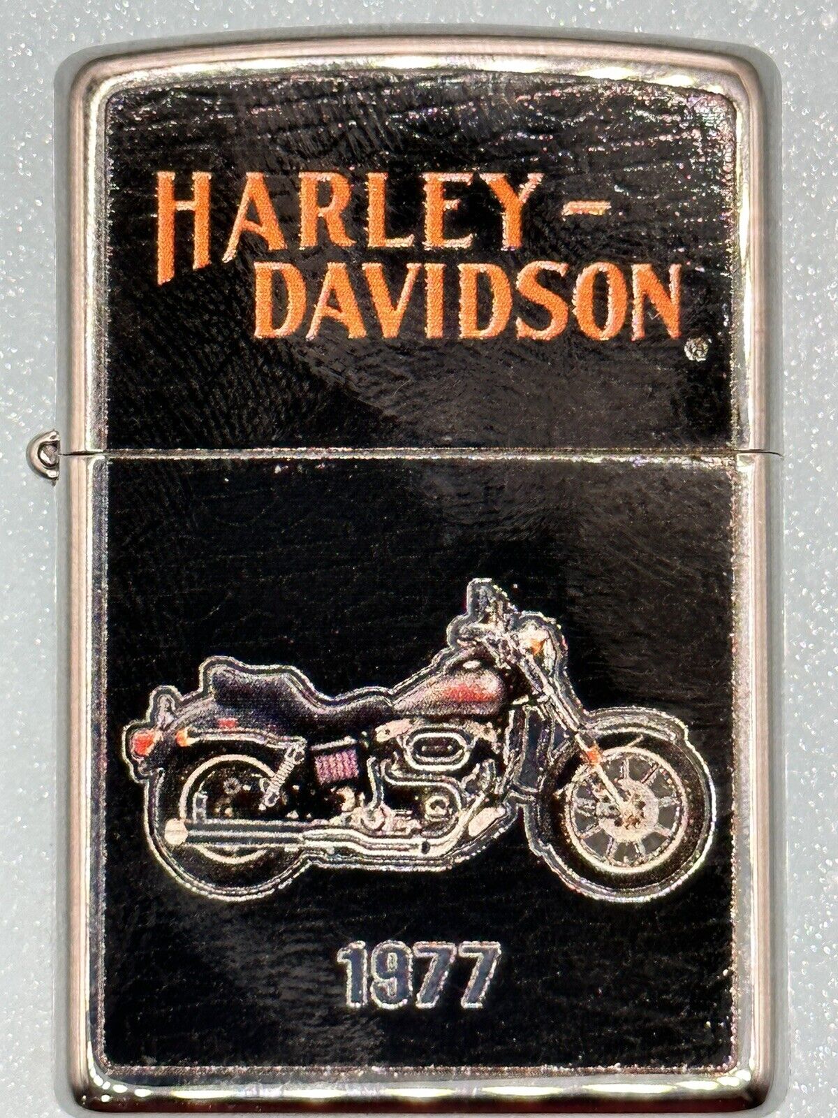 2016 Harley Davidson 1977 Motorcycle Chrome Zippo Lighter NEW